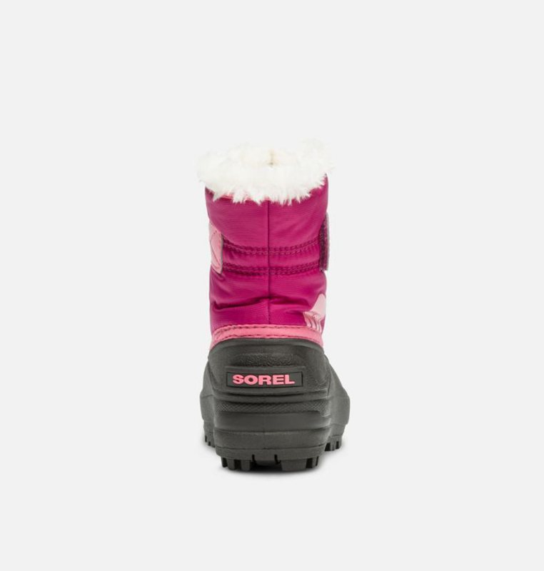 Sorel Çocuk Toddler Commander™ - Kar Botu Pembe/Siyah - 634-IQRZHY